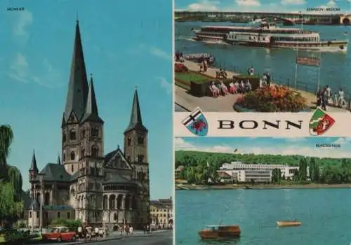 Bonn - u.a. Kennedy-Brücke - 1976