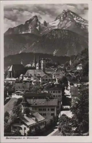 Berchtesgaden - mit Watzmann - ca. 1950