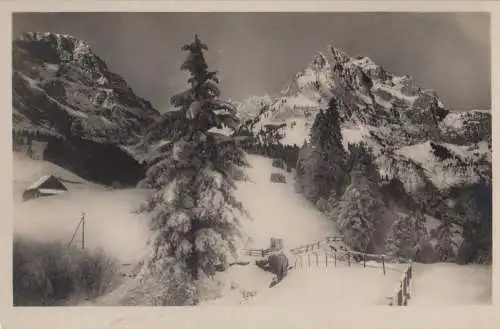 Schweiz - Schweiz - Engelberg - Partie im Winter - ca. 1950