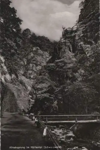 Höllental (Schwarzwald) - Hirschsprung - 1957