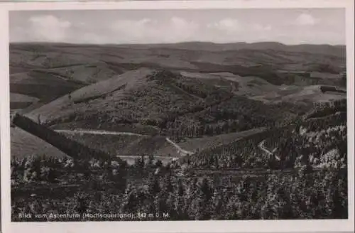 Sauerland - Blick vom Astenturm - ca. 1960