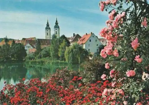 Bad Waldsee - Stadtsee m. Pfarrkirche - 1973