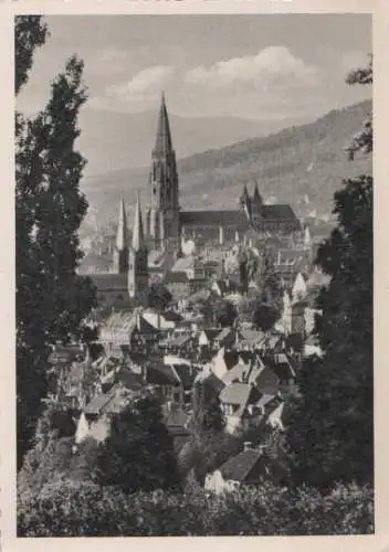 Freiburg vom Lorettoberg - ca. 1965