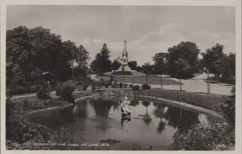 Schweden - Schweden - Lund - Monumetet over slaget - ca. 1955