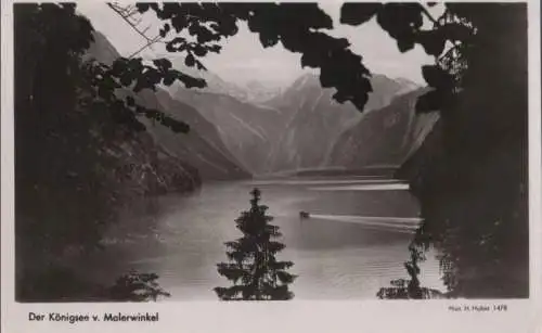 Königssee - vom Malerwinkeö - 1960