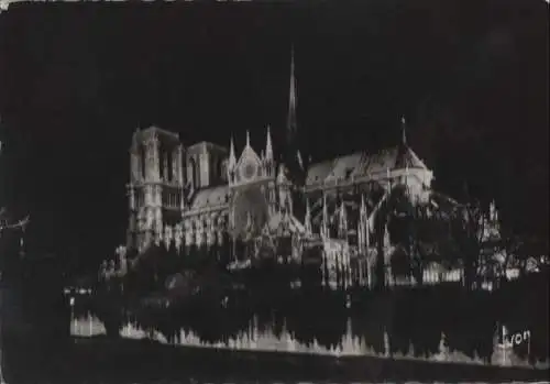 Frankreich - Frankreich - Paris - La Nuit - Notre Dame - 1964