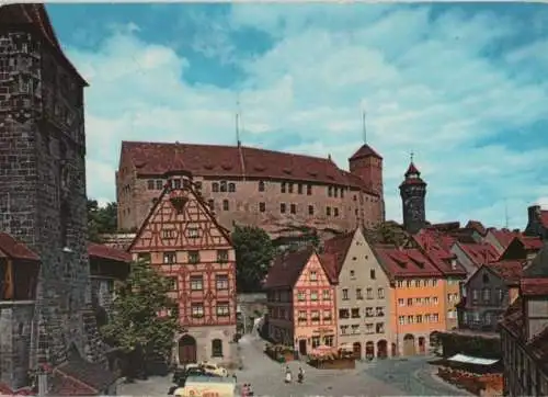 Nürnberg - Blick auf die Burg - ca. 1980