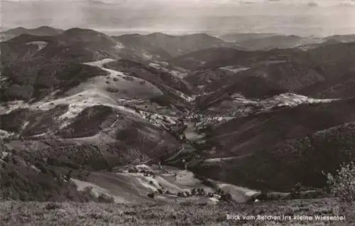 Belchen - Blick ins kleine Wiesental - ca. 1960