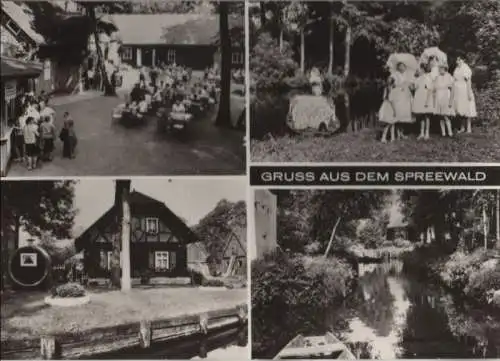 Spreewald - 4 Teilbilder - 1971