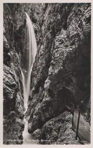 Garmisch-Partenkirchen - Höllentalklamm b. Garmisch - Wasserfall - ca. 1935