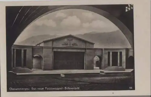 Oberammergau - neues Bühnenbild - ca. 1950