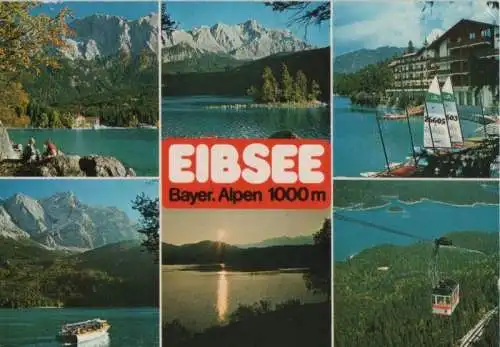 Eibsee - am Fuße der Zugspitze - 1979