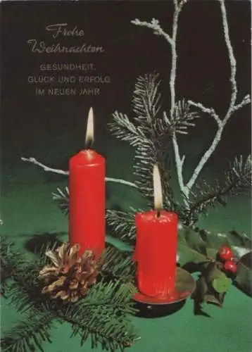 Frohe Weihnachten Kerzen