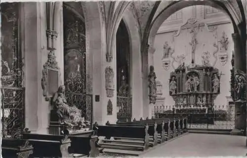 Konstanz - Basilika U.L. Frau, bördliches Seitenschiff - ca. 1955