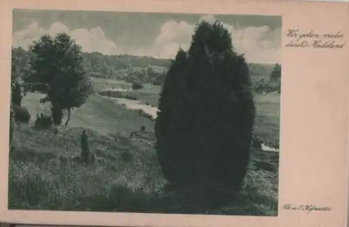 Wir gehen wieder durchs Heideland - ca. 1950