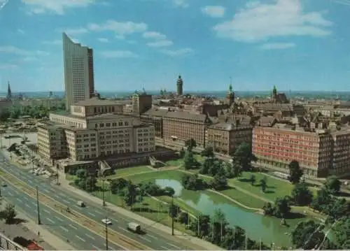 Leipzig - Blick auf die Stadt - 1983