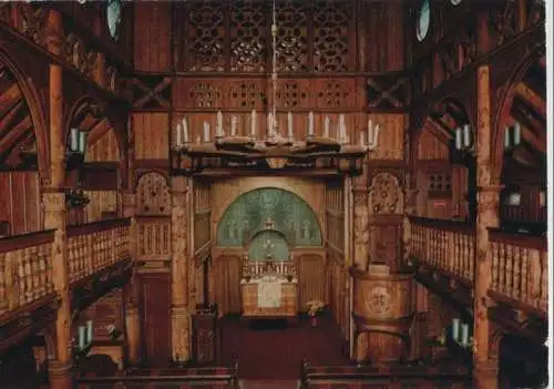 Goslar Hahnenklee - Bockswiese, Stabkirche - ca. 1975