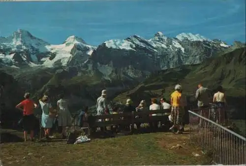 Schweiz - Männlichen (Berg) - Schweiz - mit Breithorn und Gspaltenhorn