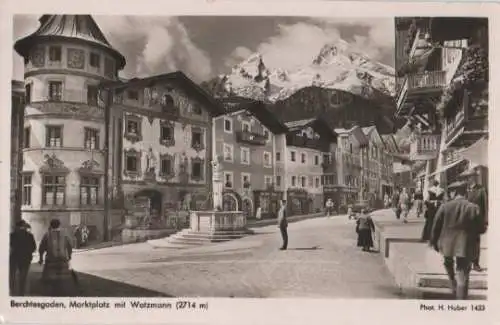 Berchtesgaden - Marktplatz - 1951