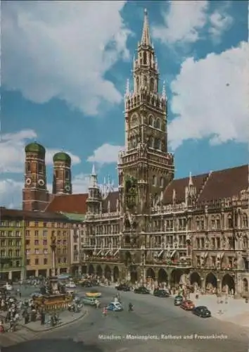 München - Rathaus mit Frauenkirche - ca. 1975