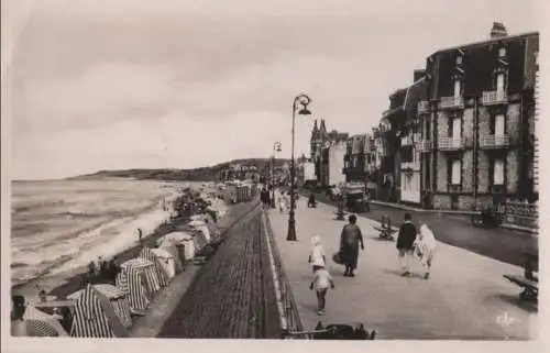 Frankreich - Frankreich - Villers-sur-Mer - La Plage et la Digue - ca. 1955