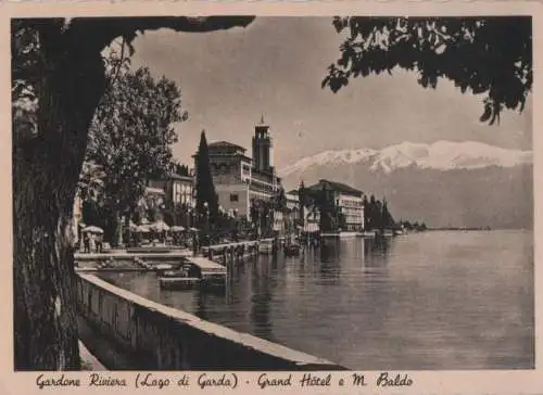 Italien - Italien - Gardone Riviera - Grand Hotel e M. Baldo - ca. 1955