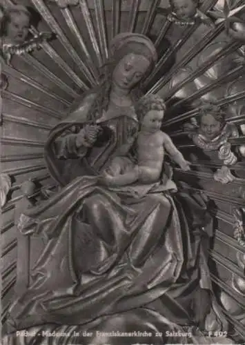 Österreich - Österreich - Salzburg - Franziskanerkirche, Pacher-Madonna - 1953