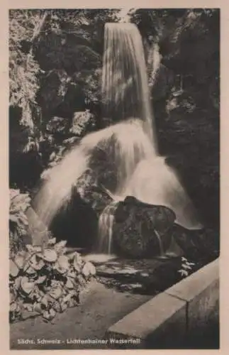 Sächsische Schweiz - Lichtenhainer Wasserfall - 1955