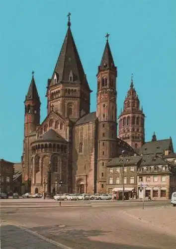 Mainz am Rhein - Dom - Ostseite - ca. 1975