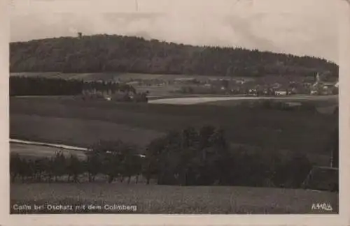 Wermsdorf-Collm - mit cem Collmberg - 1955