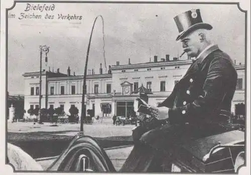 Bielefeld - 90 Jahre Straßenbahn, Bahnhofsvorplatz - ca. 1985