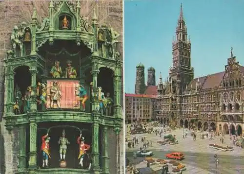 München - Rathaus und Glockenspiel - ca. 1975