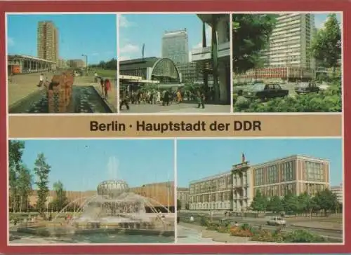 Berlin, Ostteil - u.a. Pionierpalast - 1985