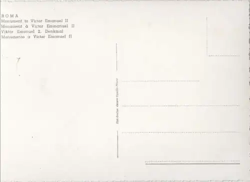 Italien - Rom - Roma - Italien - Viktor Emanuel Denkmal