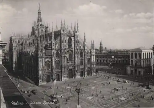 Italien - Italien - Mailand Milano - Piazza Duomo - ca. 1960