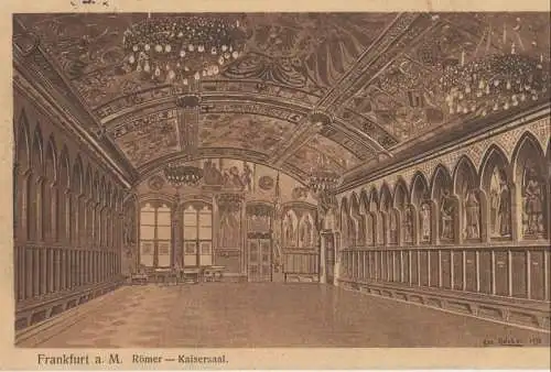 Frankfurt Main - Römer, Kaisersaal