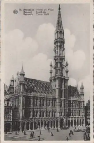 Belgien - Belgien - Brüssel - Bruxelles - Hotel de Ville - ca. 1955