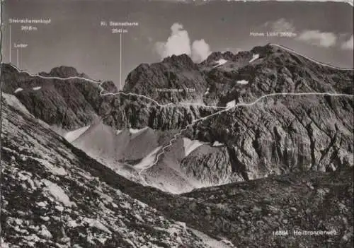 Heilbronnerweg - und Hohes Licht - 1971