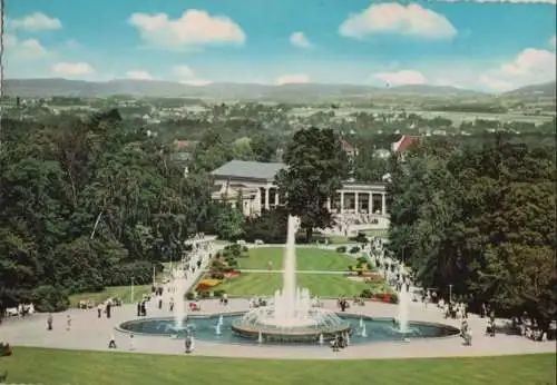 Bad Oeynhausen - Kurpark mit Wiehengebirge - ca. 1975