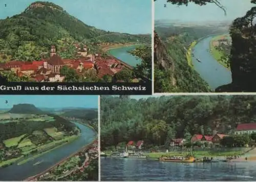 Sächsische Schweiz - u.a. Blick von der Bastei - 1968