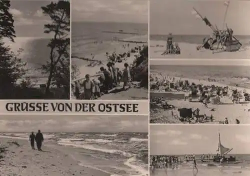 Ostsee - 6 Teilbilder - 1973