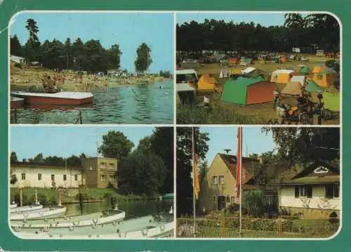 Schwielochsee - u.a. Jessern, Campingplatz - 1984