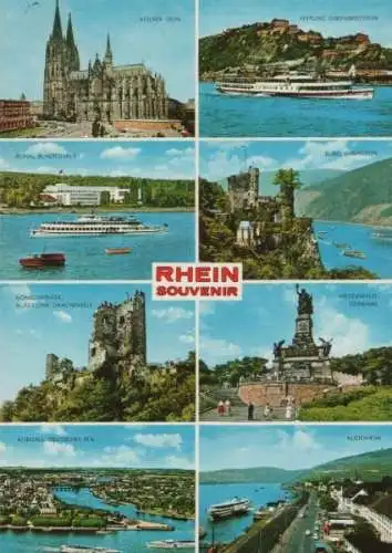 Rhein - u.a. Niederwalddenkmal - 1971