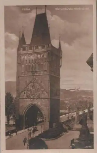 Tschechien - Tschechien - Prag - Praha - Staromestska mostecka vez - ca. 1950