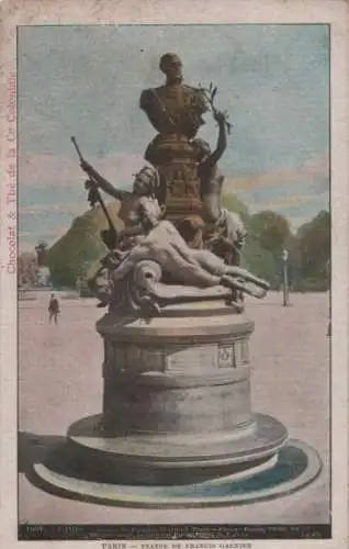 Frankreich - Frankreich - Paris - Statue de Francis Garnier - ca. 1925