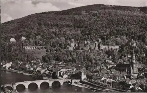 Heidelberg - Blick vom Philosophenweg - 1956