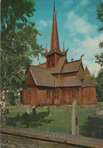 Norwegen - Norwegen - Lom - Stavkirke - 1974