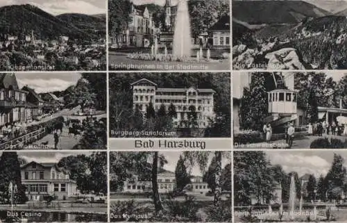 Bad Harzburg - u.a. Burgberg-Sanatorium - 1959