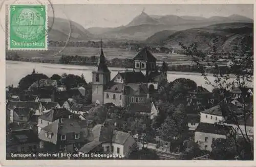 Remagen - mit Blick auf Siebengebirge - 1935