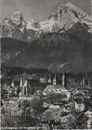 Berchtesgaden - mit Watzmann - ca. 1965